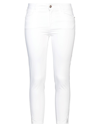 Fracomina Cropped Pants In White