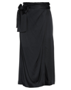 Msgm Long Skirts In Black