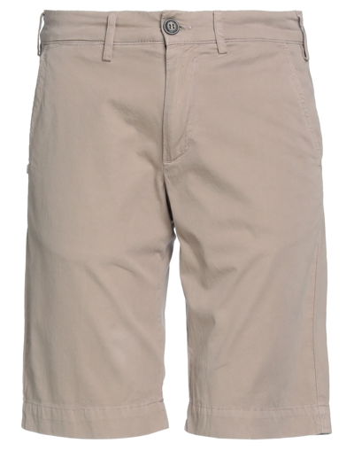 40weft Man Shorts & Bermuda Shorts Dove Grey Size 28 Cotton
