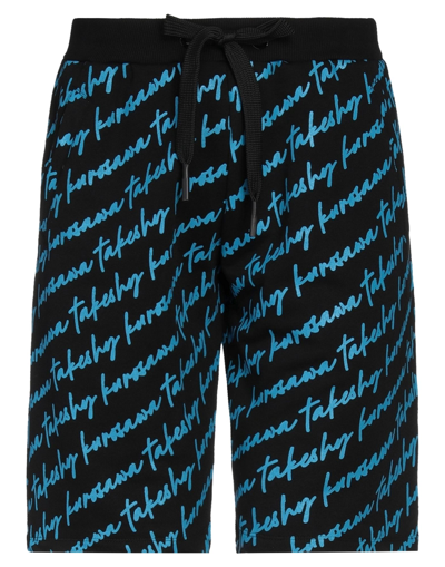 Takeshy Kurosawa Man Shorts & Bermuda Shorts Black Size S Cotton In Black