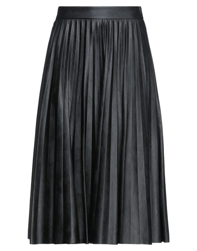 Access Fashion Midi Skirts In Black