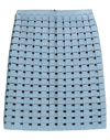 Bottega Veneta Midi Skirts In Blue