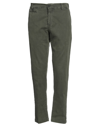 White Sand Pants In Military Green