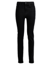 KARL LAGERFELD KARL LAGERFELD CARA LOVES KARL WOMAN JEANS BLACK SIZE 29 RECYCLED COTTON, REFIBRA, ELASTANE