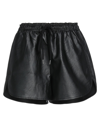 Stella Mccartney Woman Shorts & Bermuda Shorts Black Size 4-6 Viscose