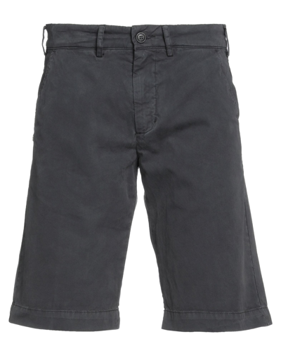 40weft Man Shorts & Bermuda Shorts Lead Size 28 Cotton In Grey