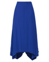 Stella Mccartney Midi Skirts In Dark Blue