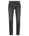 SIVIGLIA SIVIGLIA MAN DENIM PANTS BLACK SIZE 29 COTTON, ELASTANE