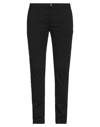 GREY DANIELE ALESSANDRINI GREY DANIELE ALESSANDRINI MAN PANTS BLACK SIZE 29 COTTON, ELASTANE