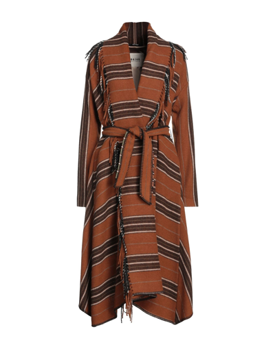 Bazar Deluxe Overcoats In Brown