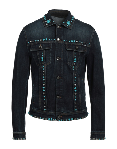 Dolce & Gabbana Denim Outerwear In Blue