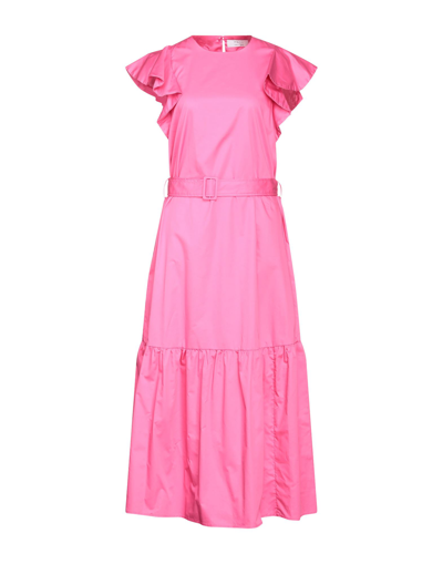 Kaos Long Dresses In Pink