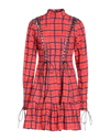 ROCHAS ROCHAS WOMAN SHORT DRESS RED SIZE 4 COTTON