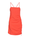Vicolo Short Dresses In Orange
