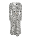 Cavalli Class Midi Dresses In White