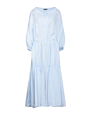Brian Dales Long Dresses In Blue