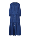 Brian Dales Long Dresses In Blue