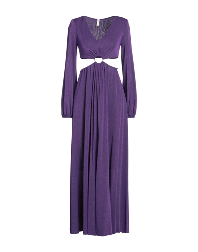 Souvenir Long Dresses In Purple