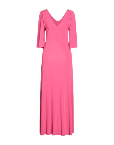 Kaos Long Dresses In Pink