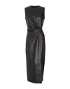 8 By Yoox Midi Dresses In Black