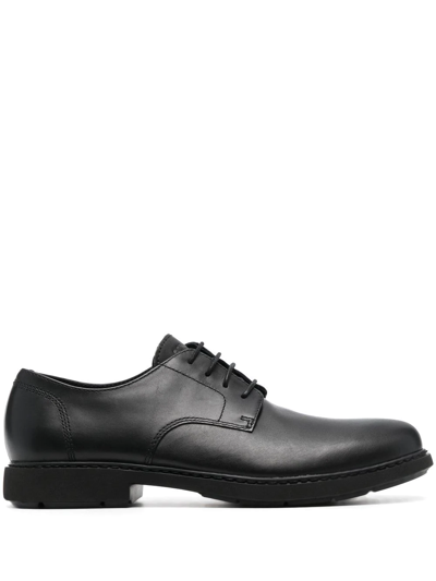 Camper 30mm Chunky Lace-up Leather Brogues In Black