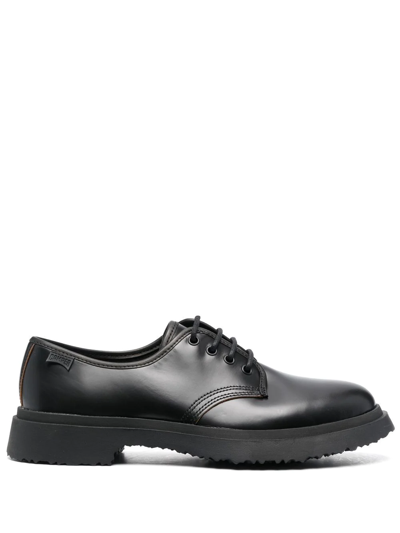 Camper 40mm Chunky Lace-up Leather Shoes In Schwarz