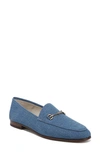 Sam Edelman Loraine Bit Loafer In Washed Indigo