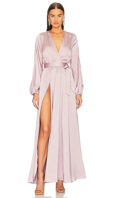 Michael Costello X Revolve Eric Gown In Mauve