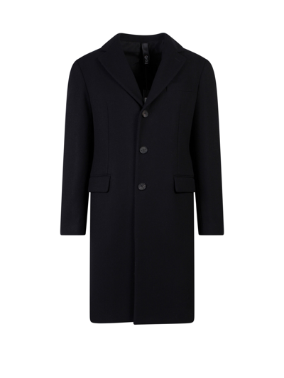 Hevo Monopoli Single-breasted Coat In Black