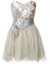 TRASH COUTURE strapless floral mini dress,APRILTSPOIS11824944