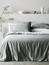 Ettitude Signature Sateen Duvet Cover In Green