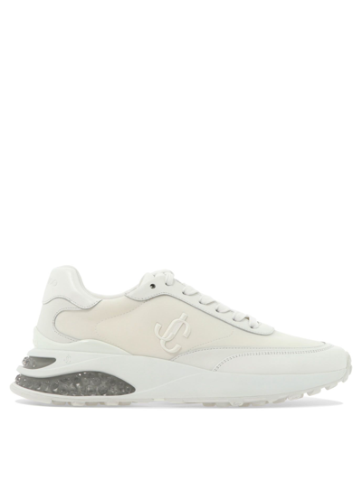 Jimmy Choo Men's  White Other Materials Sneakers