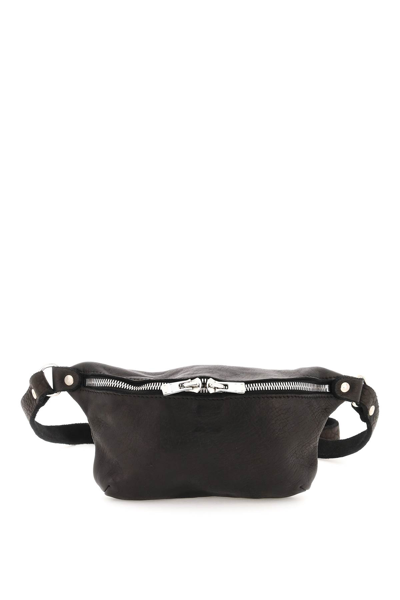 Guidi Leather Beltpack-crossbody Bag In Black