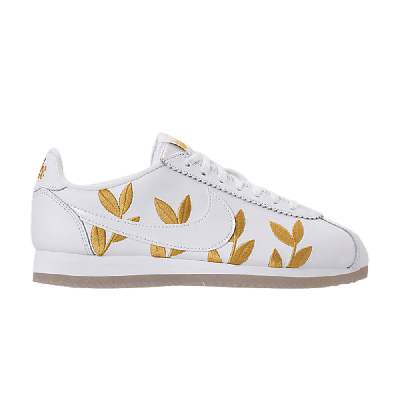 Pre-owned Nike Wmns Cortez Ce 'gold Leaves' In White