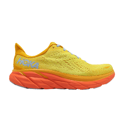 Pre-owned Hoka One One Clifton 8 2e Wide 'radiant Yellow Maize'