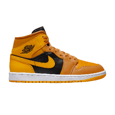 Pre-owned Air Jordan Wmns  1 Mid 'chutney' In Gold