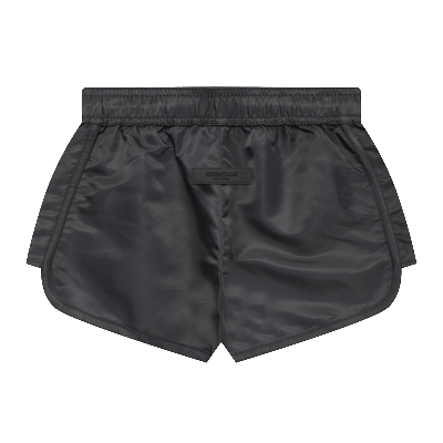 Pre-owned Essentials Fear Of God  Running Short 'iron' In Black