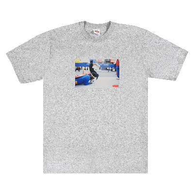Pre-owned Supreme X Pope.l Training Crawl Tee 'heather Grey'