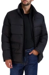 Cole Haan Bib Puffer Jacket In Black