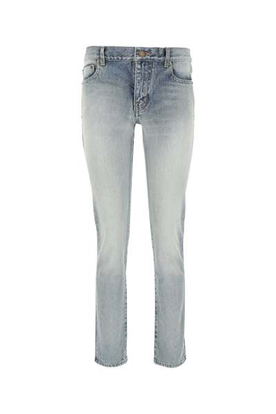 Saint Laurent Denim Jeans Nd  Donna 28 In Blue