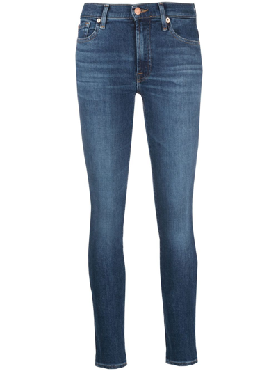 7 For All Mankind Slim-fit Jeans In Blue