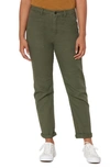 Supplies By Union Bay Dakota Stretch Herringbone Pants In Top Gun Green