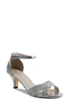 Touch Ups Clementine Ankle Strap Sandal In Silver