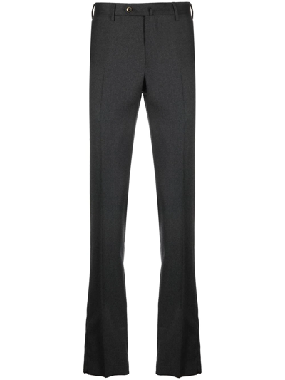Pt Torino Slim-cut Tailored Trousers In Grey