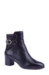 Pikolinos Calafat W1z Womens Leather Heels Booties In Black