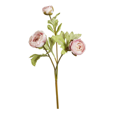 Oka Faux Tea Rose Stem - Pink In Multi