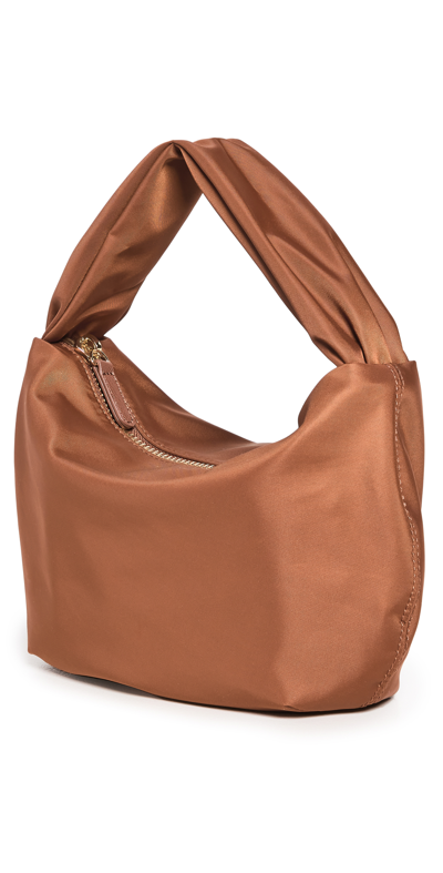 Stoney Clover Lane Nylon Round Pouch Bag In Camel