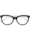 Chloé Round-frame Sunglasses In 黑色