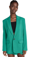 A.l.c Dakota One-button Jacket In Blue-med