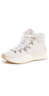 Sorel Out N About Iii Conquest Suede Hiker Boots In Chalk/sea Salt